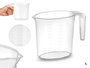 Leknes Jarre Doseuse Transparente 1 L en Plastique PP 20 x 15 x 10 cm (Set de 48)