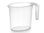Leknes Jarre Doseuse Transparente 1 L en Plastique PP 20 x 15 x 10 cm (Set de 48)