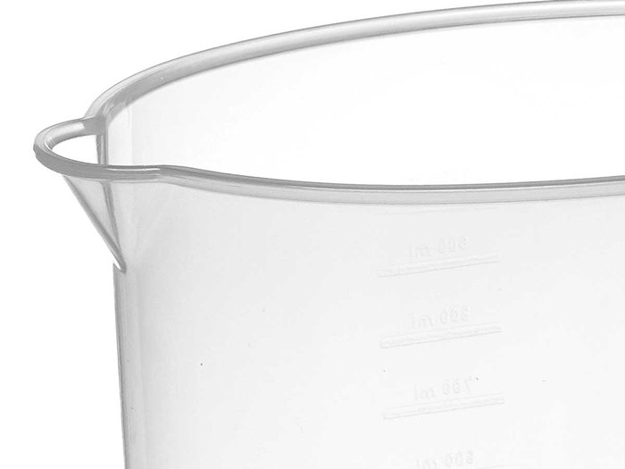 Leknes Jarre Doseuse Transparente 1 L en Plastique PP 20 x 15 x 10 cm (Set de 48)