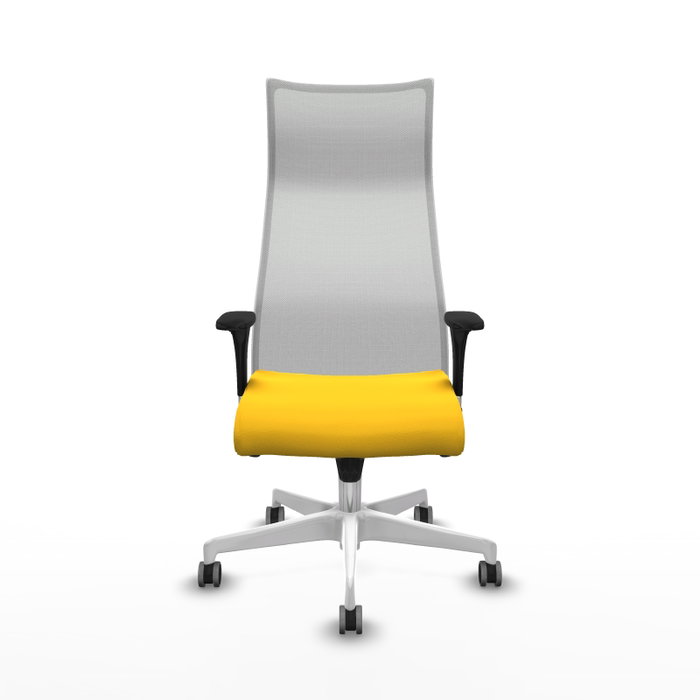 Piqueras y Crespo Chaise de Bureau Albacete Jaune et Blanc Piqueras y Crespo Chaise de Bureau Albacete Jaune et Blanc
