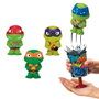 Famosa Figura Tortugas Ninja Movie 16,5 cm - Figurine souple interactive avec alcantarilla - Âge recommandé 4 à 6 ans