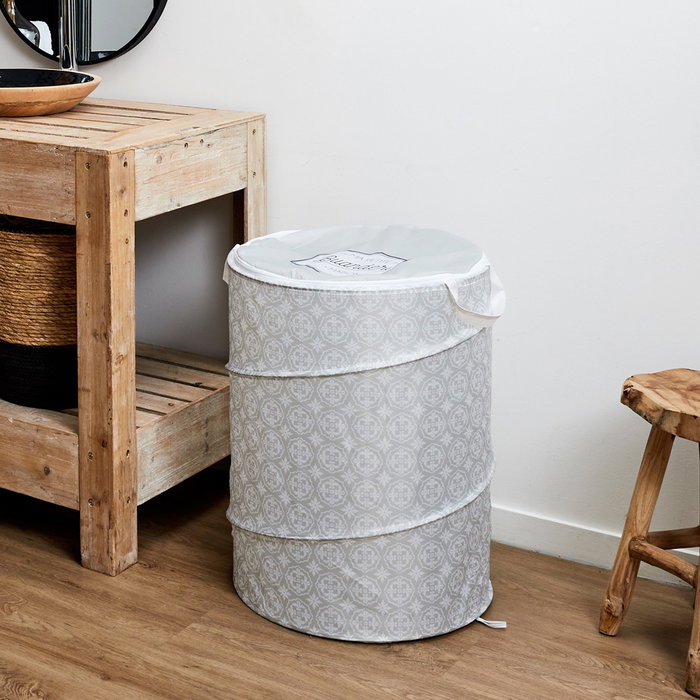 Je cherche une Idee Panier à linge pliable Diamètre 45 cm Hauteur 60 cm