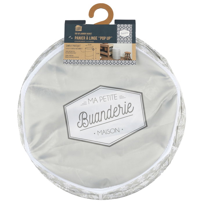 Je cherche une Idee Panier à linge pliable Diamètre 45 cm Hauteur 60 cm