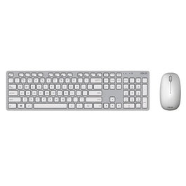 Asus W5000 Wireless V2 Blanc Set Teclado + Souris Sans Fil 2.4GHz USB Clavier AZERTY Français Souris Optique 1600dpi