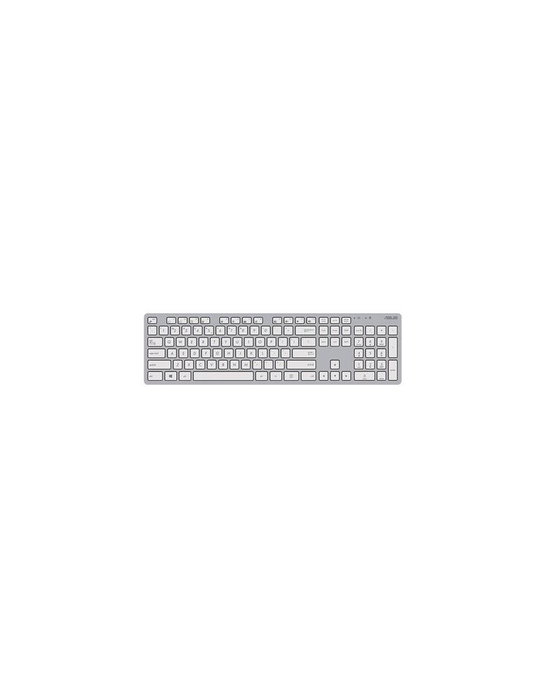 Asus W5000 Wireless V2 Blanc Set Teclado + Souris Sans Fil 2.4GHz USB Clavier AZERTY Français Souris Optique 1600dpi