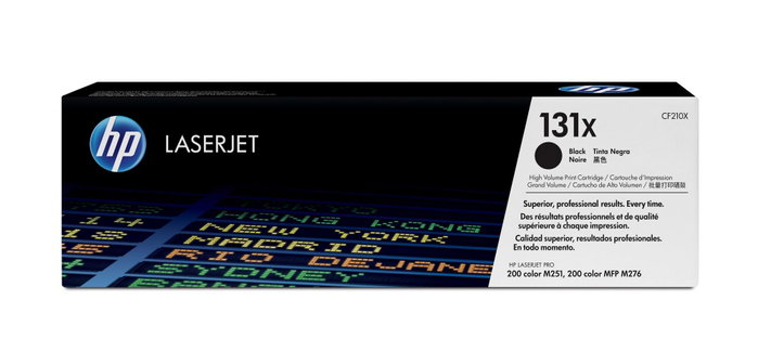 HP Cartouche de toner 131X CF210X Noir XL HP Cartouche de toner 131X CF210X Noir XL