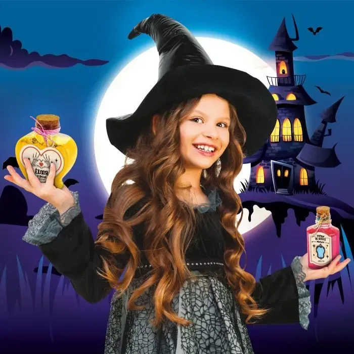 Lisciani Crazy Science Maison des sorcières - Kit magique d'expériences et potions - Découvertes originales