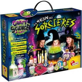Lisciani Crazy Science Maison des sorcières - Kit magique d'expériences et potions - Découvertes originales
