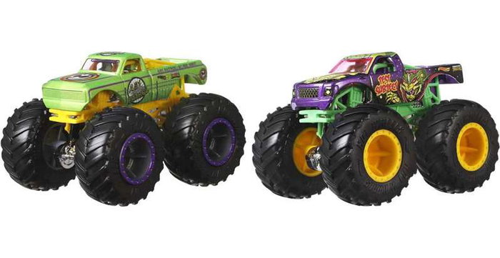 Hot Wheels Monster Trucks Double Démolition - Pack de 2 véhicules 1:64 Hot Wheels Monster Trucks Double Démolition - Pack de 2 véhicules 1:64
