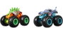 Hot Wheels Monster Trucks Double Démolition - Pack de 2 véhicules 1:64