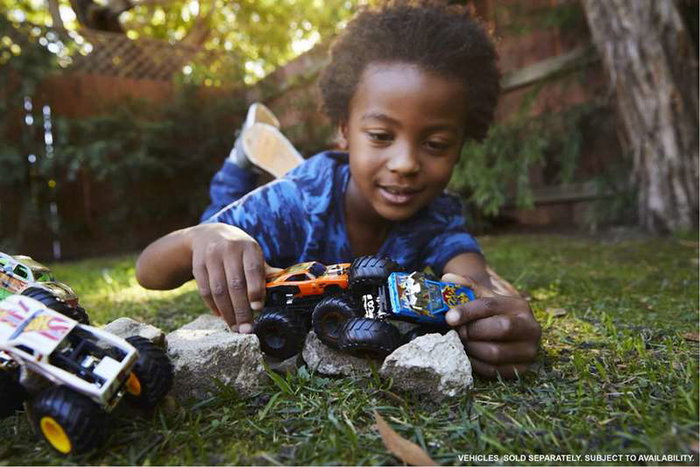 Hot Wheels Monster Trucks Double Démolition - Pack de 2 véhicules 1:64 Hot Wheels Monster Trucks Double Démolition - Pack de 2 véhicules 1:64