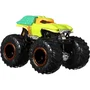 Hot Wheels Coffret 2 Véhicules Monster Truck Double Démolition 1:64 - Voitures Die-Cast avec Mégas Roues et Amortisseurs - Jouet Enfant Dès 3 Ans