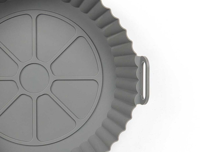 Kinvara Set de 6 ustensiles pour Air Fryer, 20,5 x 23,5 x 6 cm, silicone, gris (Set de 12) Kinvara Set de 6 ustensiles pour Air Fryer, 20,5 x 23,5 x 6 cm, silicone, gris (Set de 12)