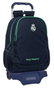 Safta Moch 665+Carro 905 Malle à roulettes Real Madrid 2e maillot 25/26 - 32x44x16 cm, pour enfants à partir de 3 ans