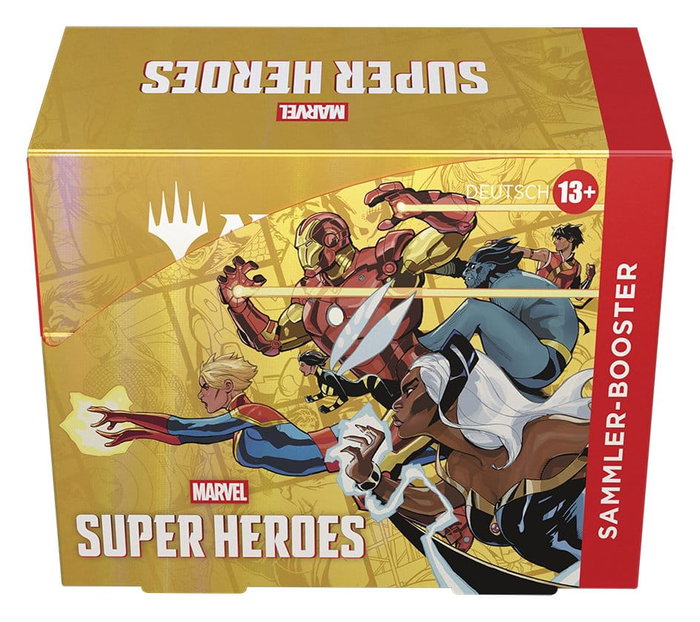 Wizards of the Coast Magic the Gathering Marvel Super Heroes Présentoir 12 Boosters Collectors Allemand Wizards of the Coast Magic the Gathering Marvel Super Heroes Présentoir 12 Boosters Collectors Allemand