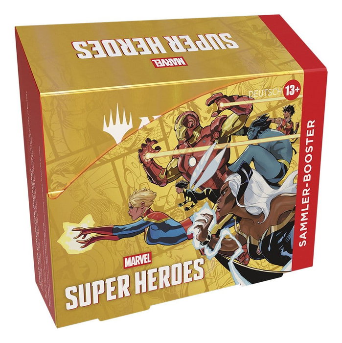 Wizards of the Coast Magic the Gathering Marvel Super Heroes Présentoir 12 Boosters Collectors Allemand Wizards of the Coast Magic the Gathering Marvel Super Heroes Présentoir 12 Boosters Collectors Allemand