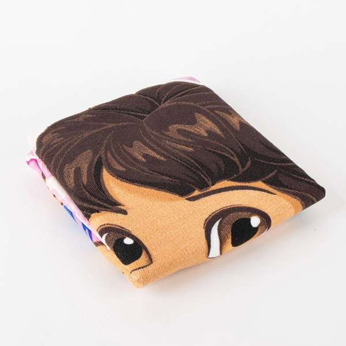 Serviette poncho avec capuche Dora The Explorer Rose clair 55 x 77 cm