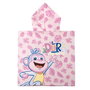 Cerdá Poncho microfibre Dora l'exploratrice pour enfant 55 x 77 cm (1 cm d'épaisseur) - Rose clair - À partir de 3 ans