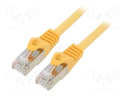 GEMBIRD Patch cord Cat 6a S/FTP Jaune 1m RJ45