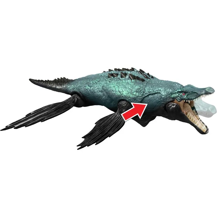 Mattel Jurassic World Gigantic Tracker Liopleurodon - Figurine Dinosaure