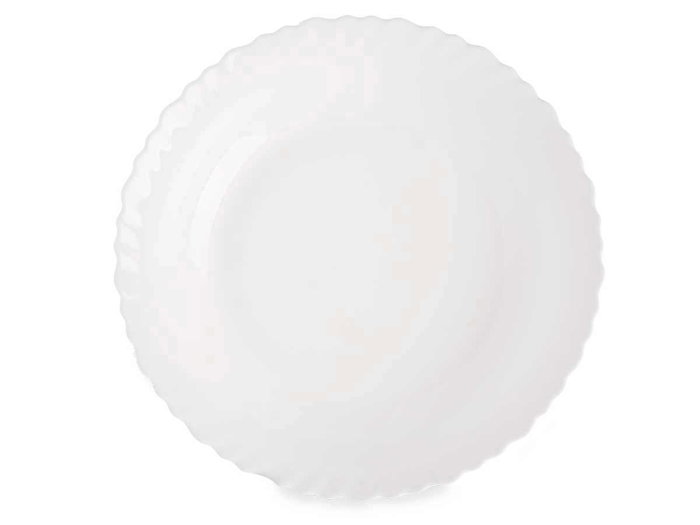 Vivalto Saladier Classique Opal 28 cm Blanc Verre (Set de 18)
