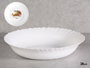 Vivalto Saladier Classique Opal 28 cm Blanc Verre (Set de 18)