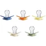 Nuby Lot de 5 sucettes orthodontiques en silicone, Multicolore