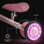 Kinderkraft CUTIE FLASH Mini vélo enfant Rose avec 4 roues LED