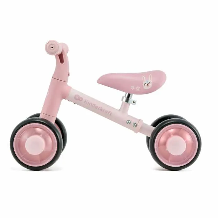 Kinderkraft CUTIE FLASH Mini vélo enfant Rose avec 4 roues LED Kinderkraft CUTIE FLASH Mini vélo enfant Rose avec 4 roues LED
