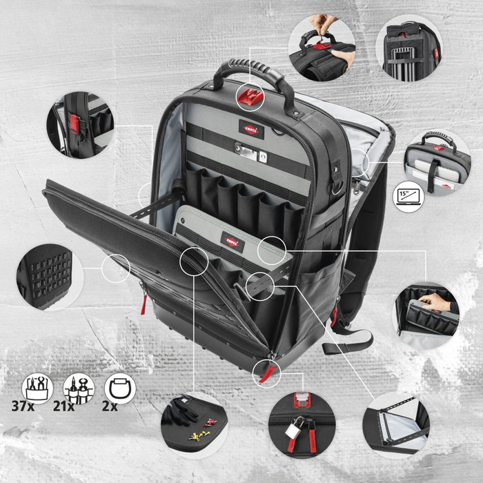Knipex Tools Backpack Module X18 Sanitary