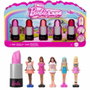 Barbie Coffret Mini BarbieLand 6 rouge à lèvres avec mini poupées
