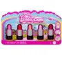 Barbie JBD26 - Coffret Mini BarbieLand avec 6 mini poupées Fashionistas articulées dans des tubes de rouge à lèvres - Idéal pour enfants dès 4 ans