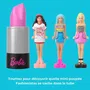 Barbie JBD26 - Coffret Mini BarbieLand avec 6 mini poupées Fashionistas articulées dans des tubes de rouge à lèvres - Idéal pour enfants dès 4 ans