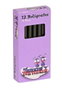 Safta Coffret de 12 stylos Teen El Hormiguero 6.5x13.7x2.5 cm en polyester 600D et cuir PVC noir pour 3 ans et plus