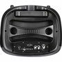 Inovalley KA122 Enceinte Bluetooth 700W Trolley avec Lumières LED RGB, Radio FM, Karaoké et Woofer 12"