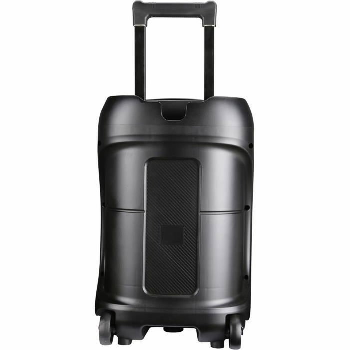 Inovalley KA122 Enceinte Bluetooth 700W Trolley avec Lumières LED RGB, Radio FM, Karaoké et Woofer 12"