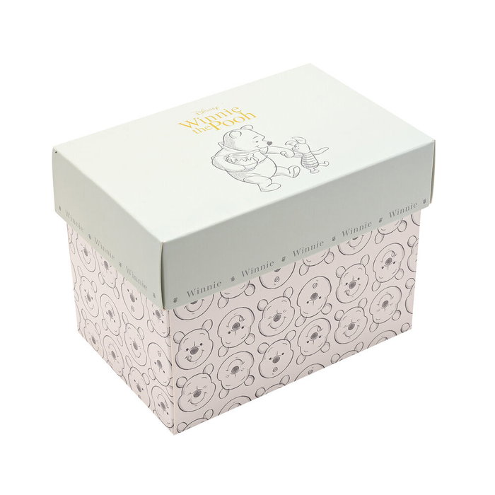 Disney Tasse Winnie l'Ourson en Porcelaine avec Illustrations et Détails Dorés