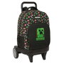 Safta Cartable à roulettes Minecraft Noir 33 x 45 x 22 cm