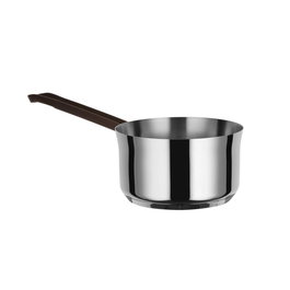 Alessi PU105/16 Casserole Edo 16 cm avec poignée longue en acier inoxydable 18/10 idéale pour sauces, design Patricia Urquiola