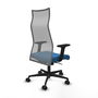 Chaise de Bureau Piqueras y Crespo B2D036N Bleu clair