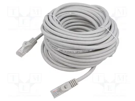 GEMBIRD Cordon de raccordement Cat 6 U/UTP RJ45 10m gris