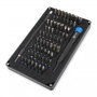 iFixit Kit de tournevis de précision 64 embouts avec manche ergonomique en aluminium, extension flexible et étui de rangement pour réparations électroniques