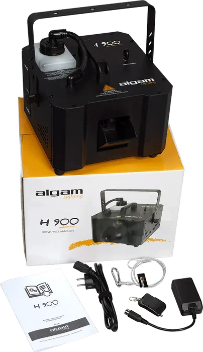 Algamlight Machine à Brouillard 900W avec DMX, LCD et Télécommande - 340m³/min, Réservoir 1,2L