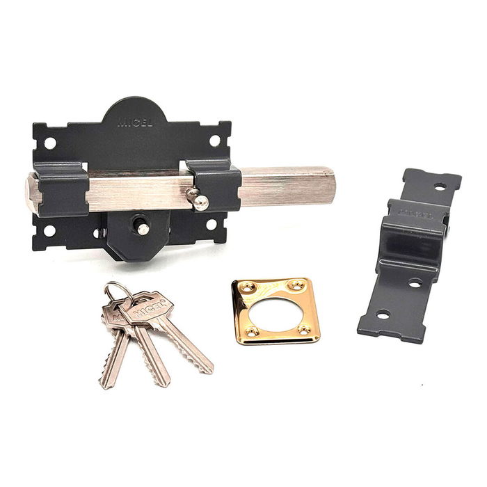 Serrure de sécurité Micel crr06 105b/70 Acier 70 mm Gris Recouvrir