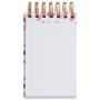CMP General Libreta bloc avec spirale A6 Plantes rose doré