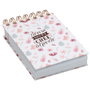 CMP General Libreta bloc avec spirale A6 Plantes rose doré