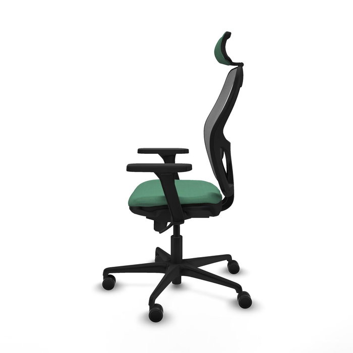 Piqueras y Crespo Chaise de Bureau avec Appui-tête 3D036N2 Vert émeraude Piqueras y Crespo Chaise de Bureau avec Appui-tête 3D036N2 Vert émeraude