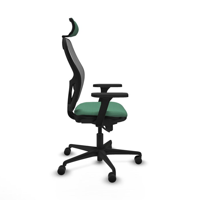 Piqueras y Crespo Chaise de Bureau avec Appui-tête 3D036N2 Vert émeraude Piqueras y Crespo Chaise de Bureau avec Appui-tête 3D036N2 Vert émeraude