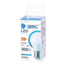 GSC Evolution Ampoule LED sphérique 8,5W E27 6000K