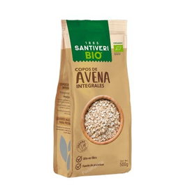 SANTIVERI Copos de avena integral BIO 500g